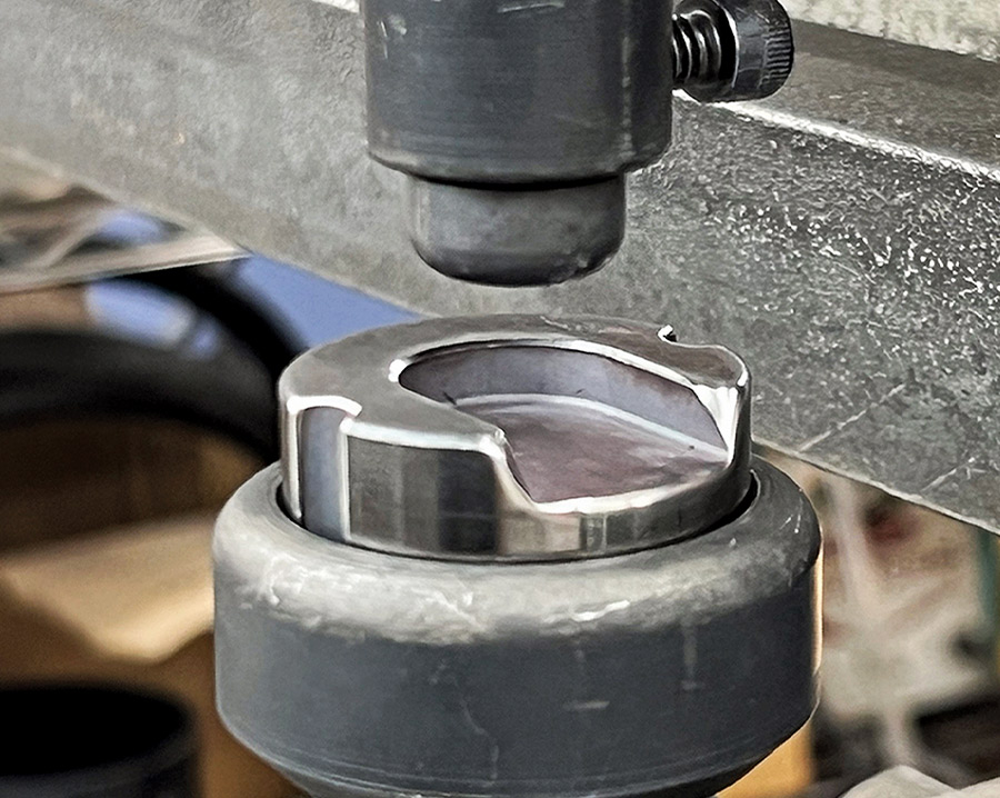 Steel die for edge flanging precision forming custom sheet metal fabrication vintage car