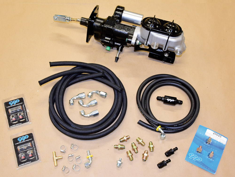 Power brake booster kit for 1946 Chevy truck modernization