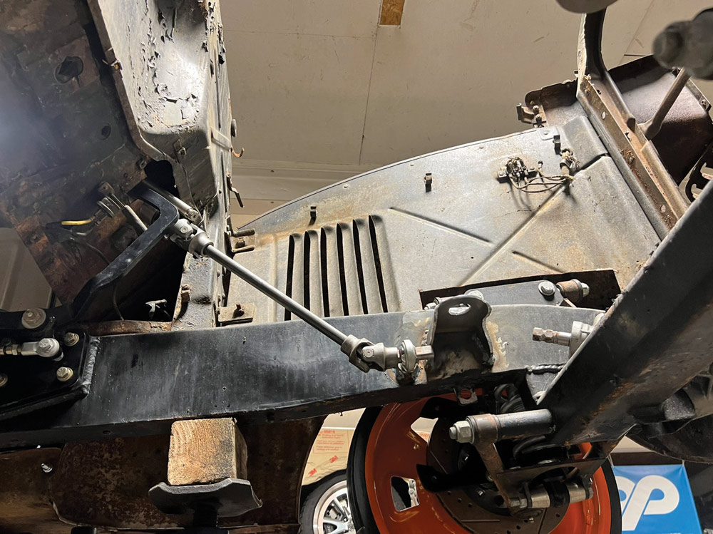 rear suspension view 1946 Chevy