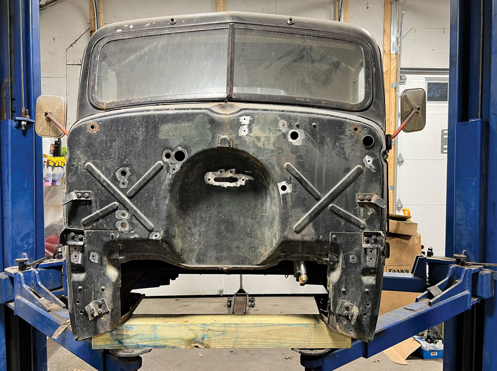 1946 Chevy Cab isolated ready for work