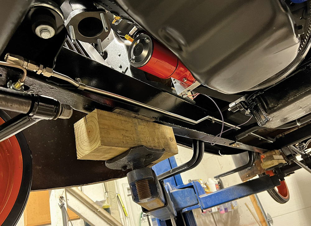 1946 Chevy hard brake lines installed