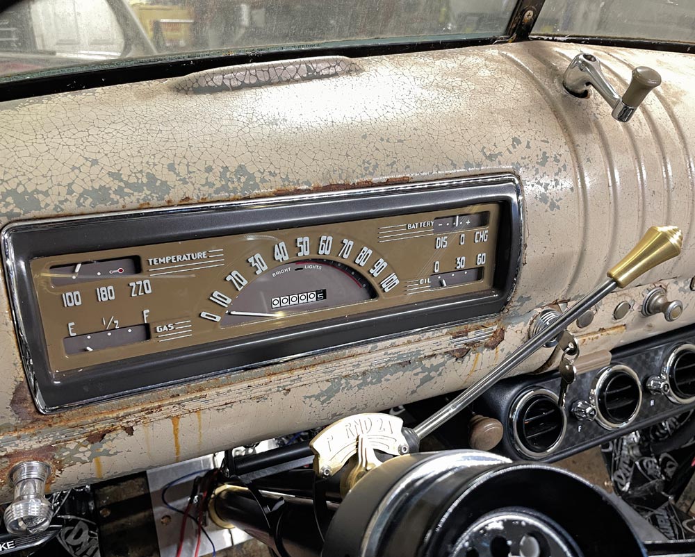 1946 Chevy brand new gauge cluster installed