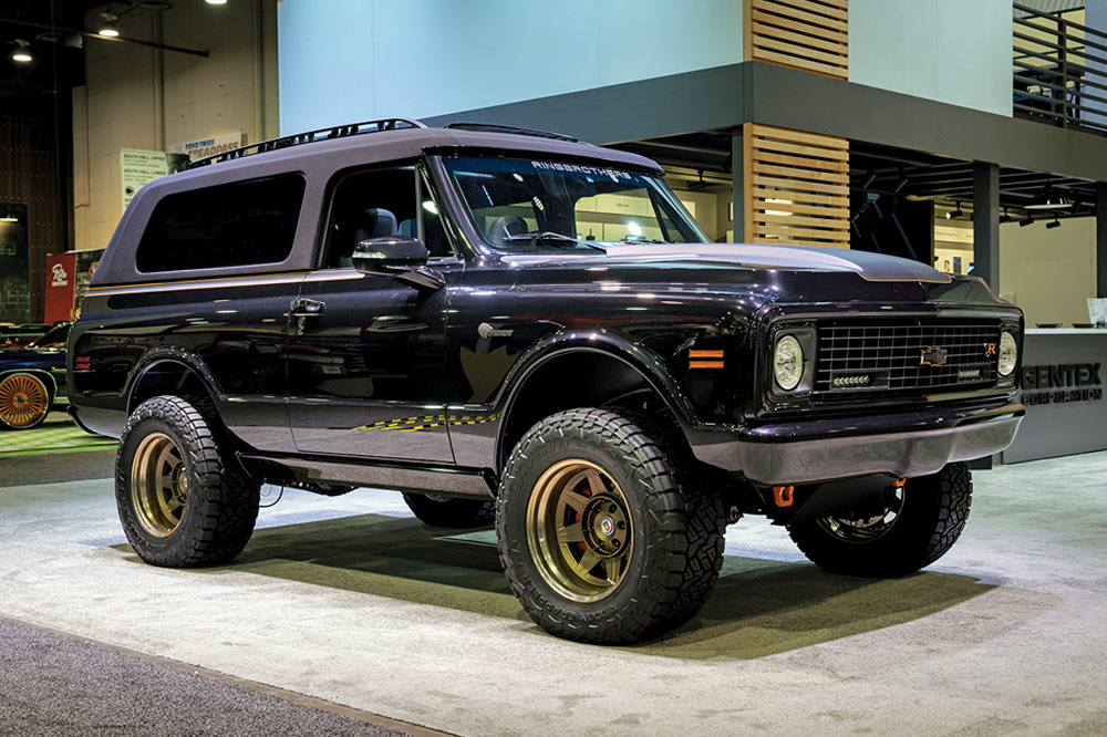 1971 Chevrolet K5 Blazer Ringbrothers black SEMA 2024