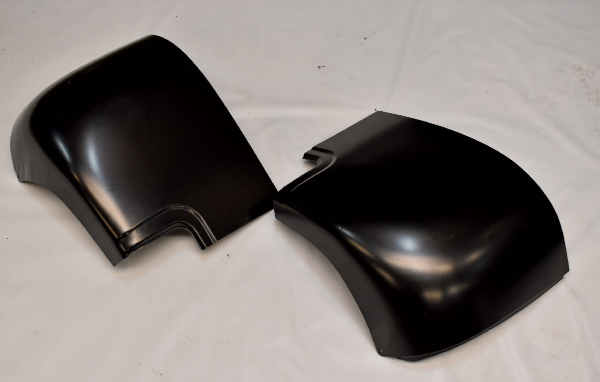 New aftermarket cab corner replacement panels ready for installation