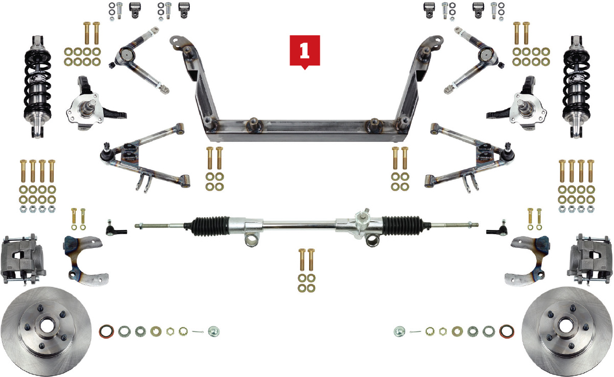 Scott’s Hotrods ’N Customs independent front suspension (IFS) kit