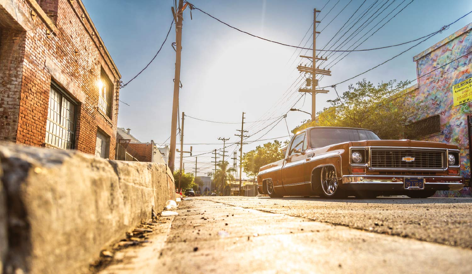 Low stance 1973 Chevrolet C10 classic truck street build