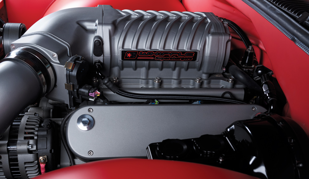 1996 Chevy C1500 running a Whipple-supercharged LS powerplant with precision plumbing