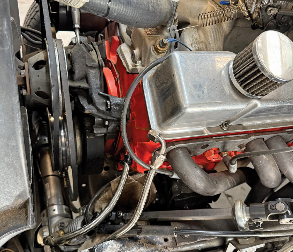 c10 braided stainless power steering hose routing tips