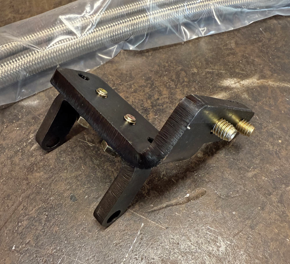 install remote power steering reservoir on small block chevy