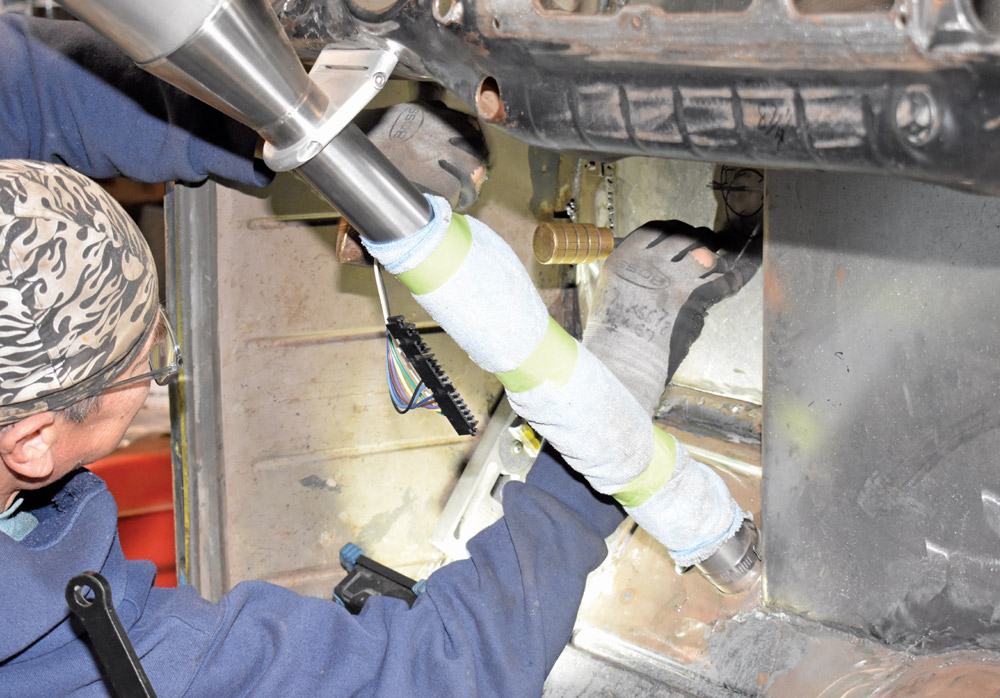 cpp under dash pedal bracket install 1967 72 chevy c10