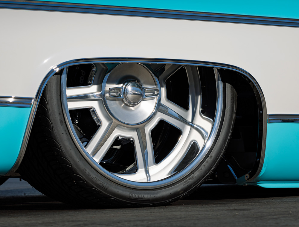 1973 Chevy C10 billet Specialties wheels on Nitto tires tucked under fenders