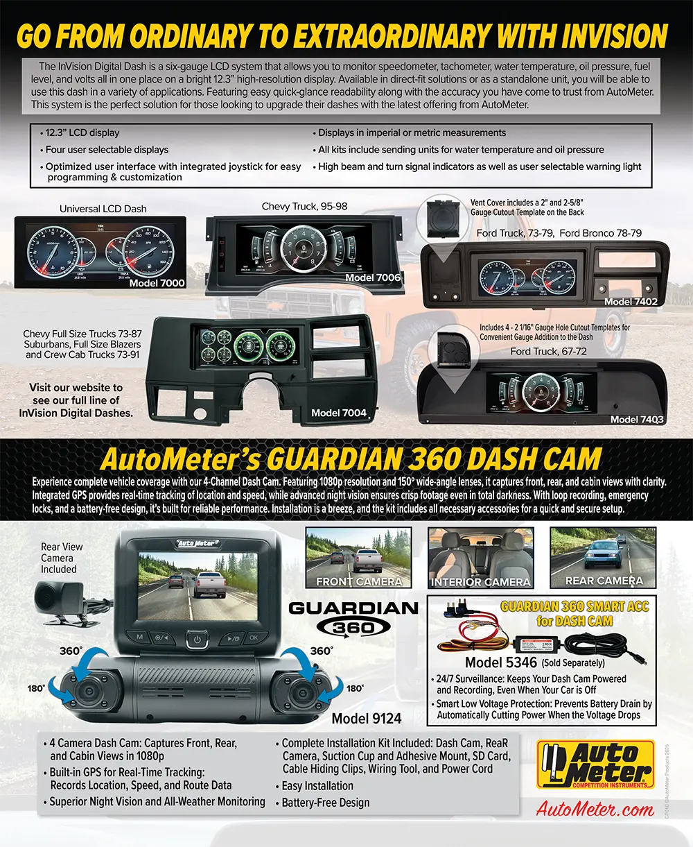 AutoMeter Products Advertisement