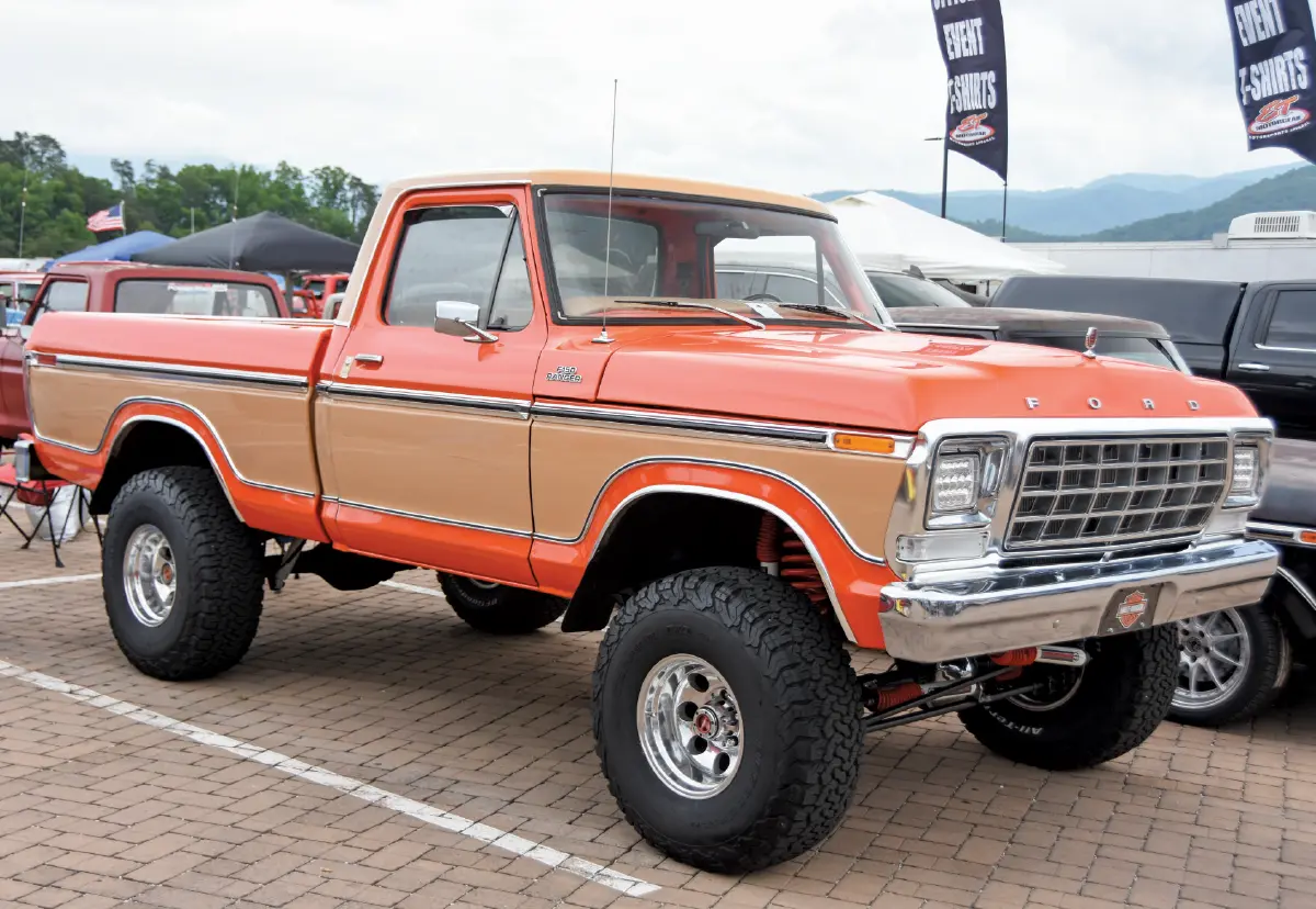 1956 ford f100 army tribute olive drab paint billet wheels shaved trim