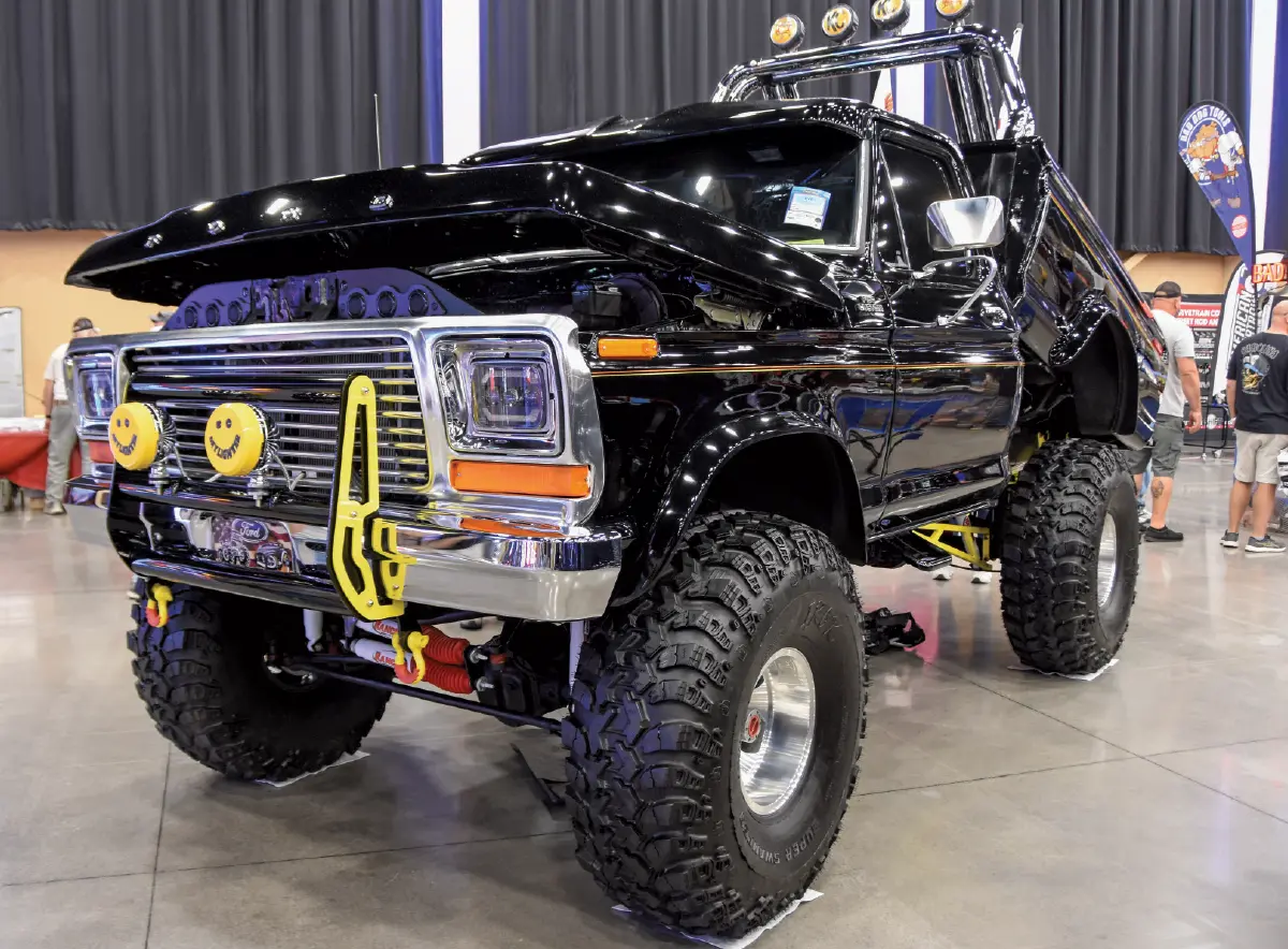 1978 ford f150 explorer edition two-tone orange and tan lifted factory resto