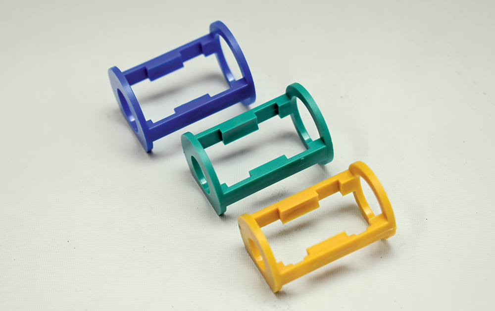 1951 Chevy AC hose color clip set blue green yellow spring lock retainer kit