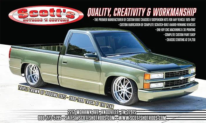 Scott's Hotrods Advertisement