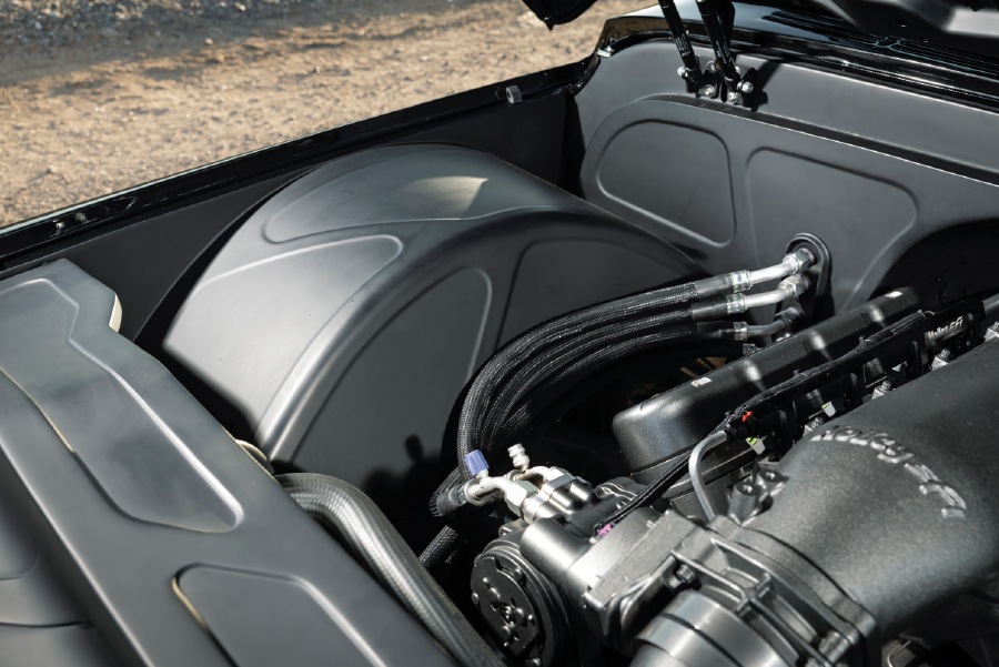 1968 Chevy C10 custom engine bay detail
