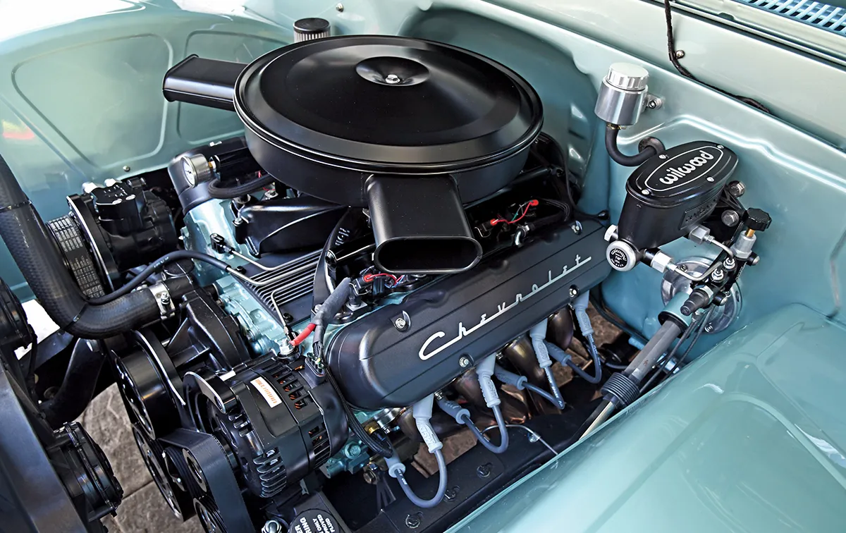 1965 Chevrolet C10 clean build black valve covers Wilwood