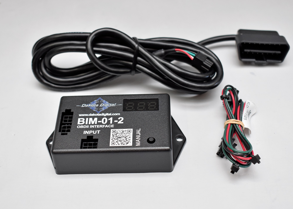 Dakota Digital BIM-01-2 OBDII interface module with harness for gauge data integration