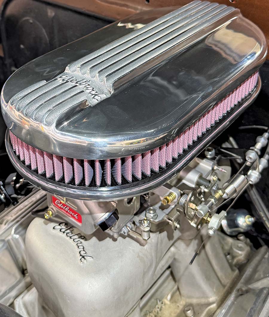 Edelbrock vrs415 fuel rail kit hardware an fittings braided hose install laid out