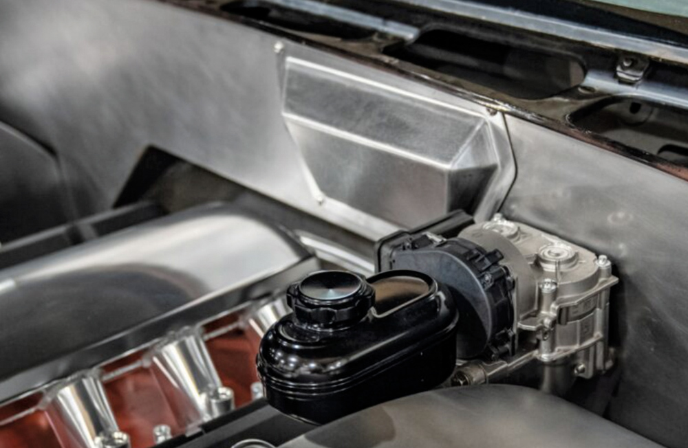 1990 Chevy C1500 OBS custom engine bay smooth firewall LS swap