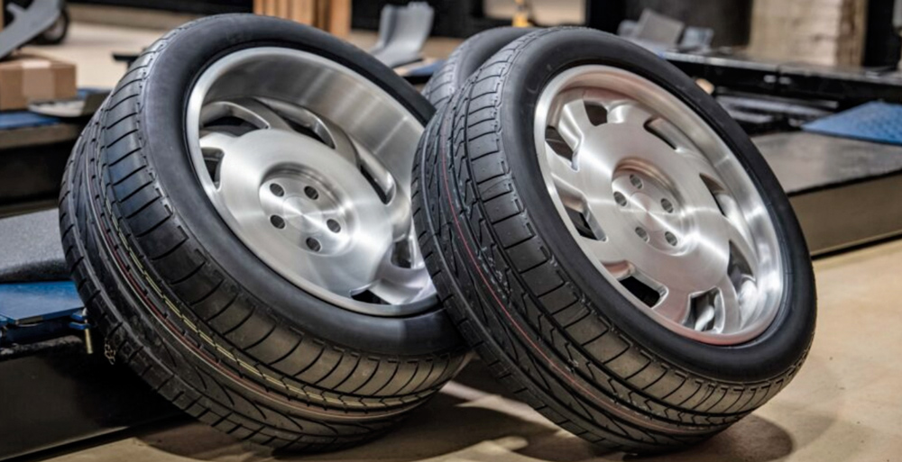 1990 Chevy C1500 OBS billet wheels with Toyo tires custom polished finish