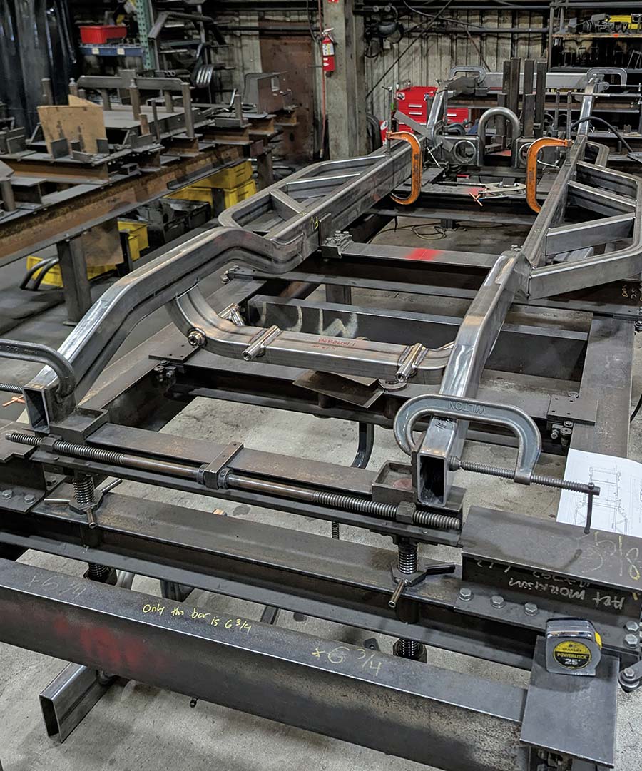 Rigid replacement AME chassis providing a solid foundation.