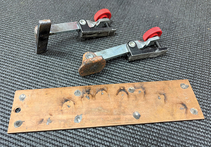 Specialized magnetic welding clamps for thin sheetmetal