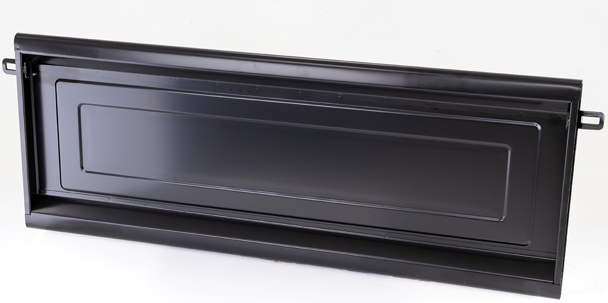 New black aftermarket tailgate from Auto Metal Direct.